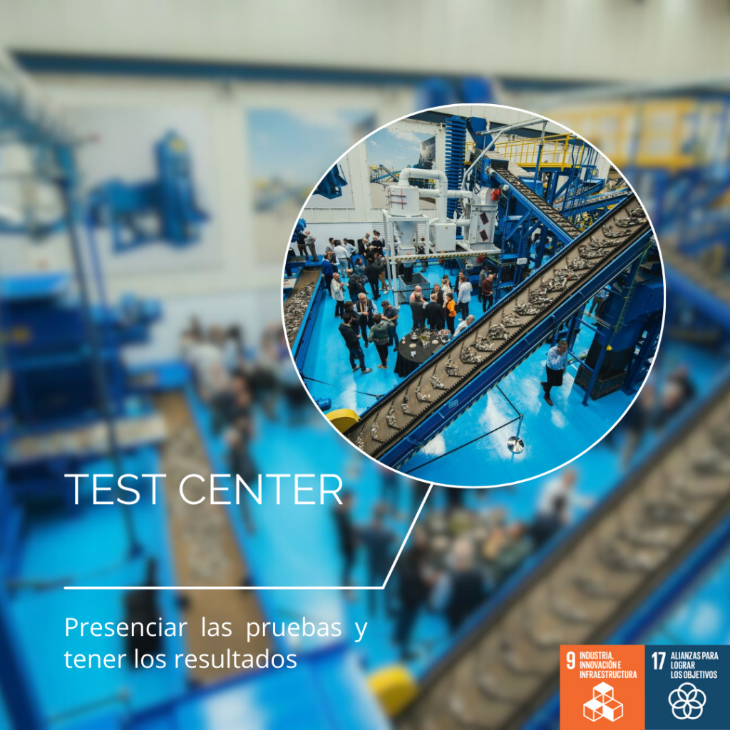 Test Center. Presenciar las pruebas y tener los resultados
